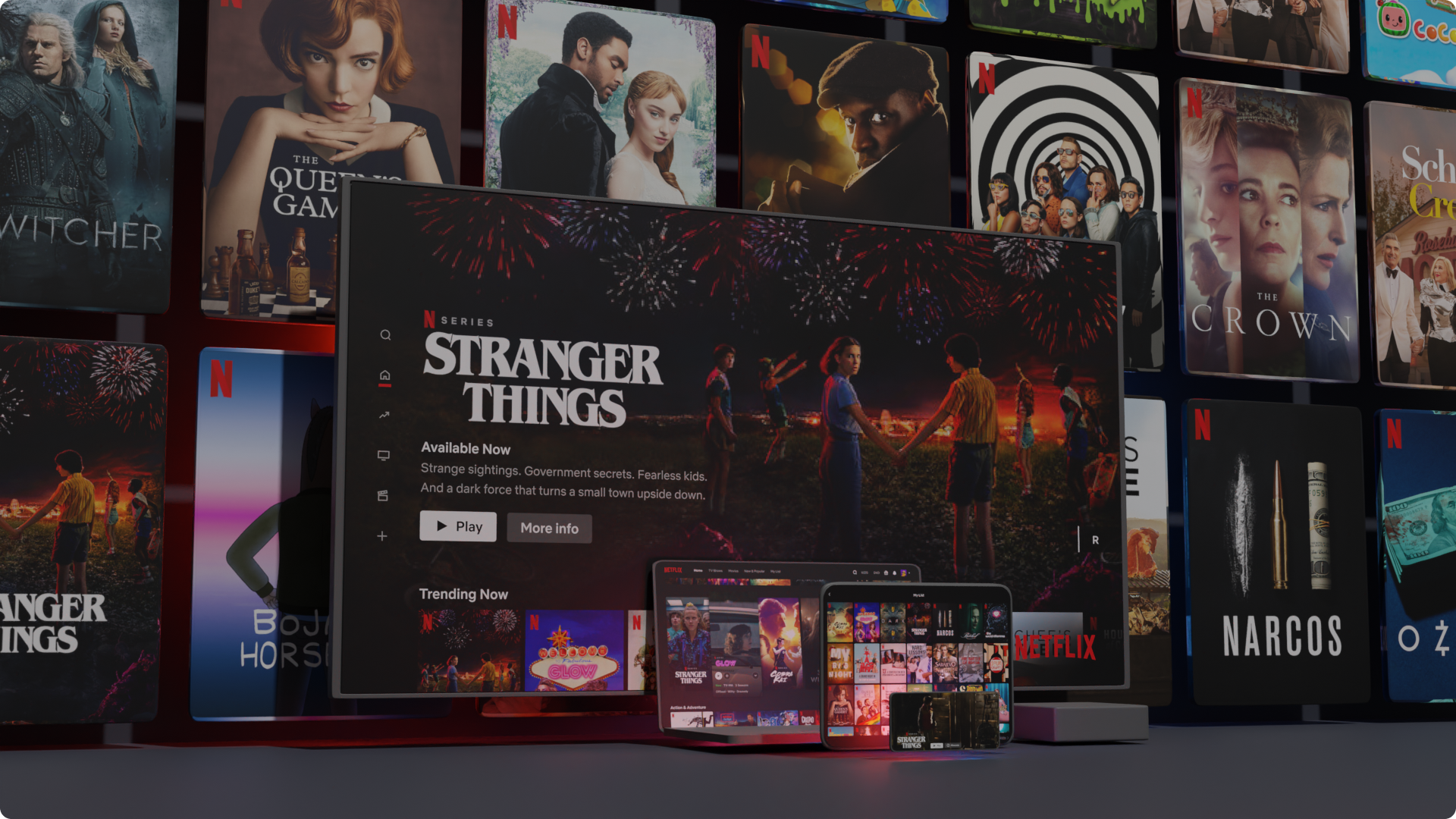 Difuzarea titlurilor Netflix pe diferite dispozitive